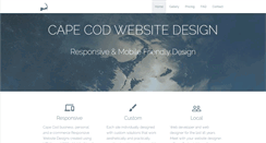 Desktop Screenshot of capecodwebsitedesign.com